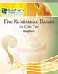 FIVE RENAISSANCE DANCES FOR CELLO cover